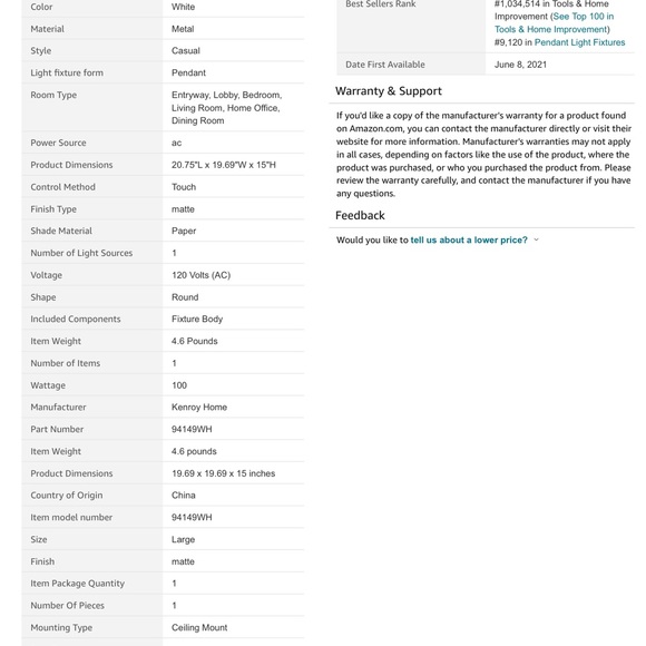 SOLD New Large Rattan Globe Light Pendan Woven Hanging Modern Interior Design - Picture 3 of 7